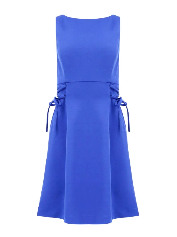 Women's Shawl Collar DressesCressida Dress In Majorelle Blue