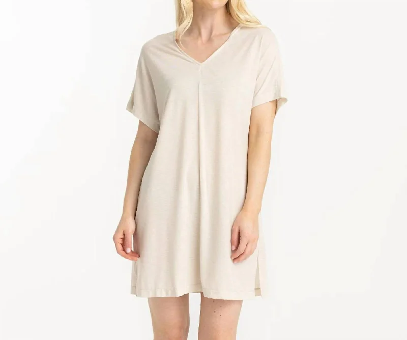 Women's Racerback DressesElevate Coverup Dress In Heather Birch