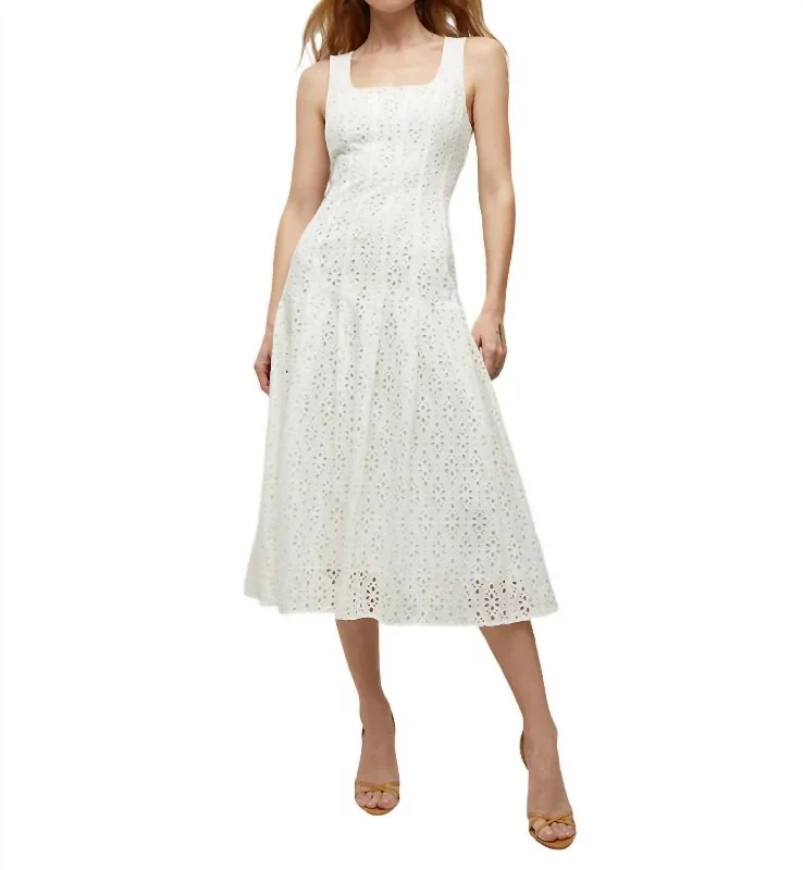 Women's Square-Neck DressesJolie Dress In White