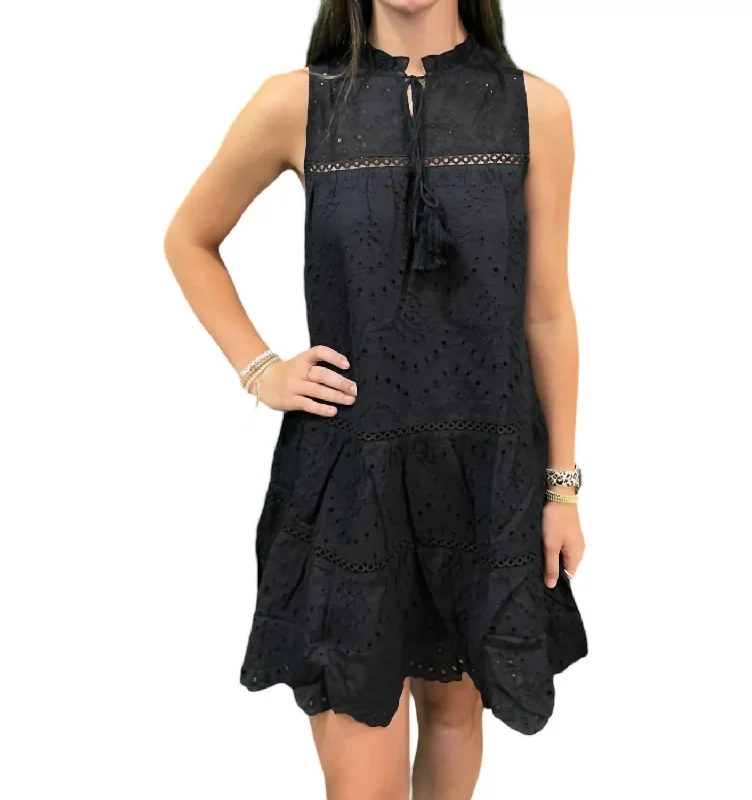 Women's Shawl Collar DressesPlan For Sucess Dress In Black