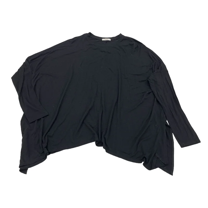 Women's Blouse with LaceBLACK TOP LS by CHERISH Size:M